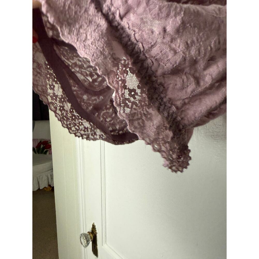 Thirdlove Bralette Women's Plus 3XL Purple Mauve Everyday Lace Racerback Girly - Picture 5 of 8